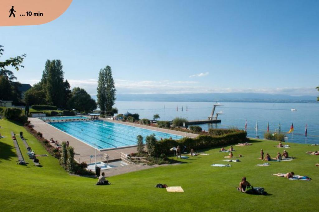 Le Baron Apartment Evian-les-Bains Luaran gambar